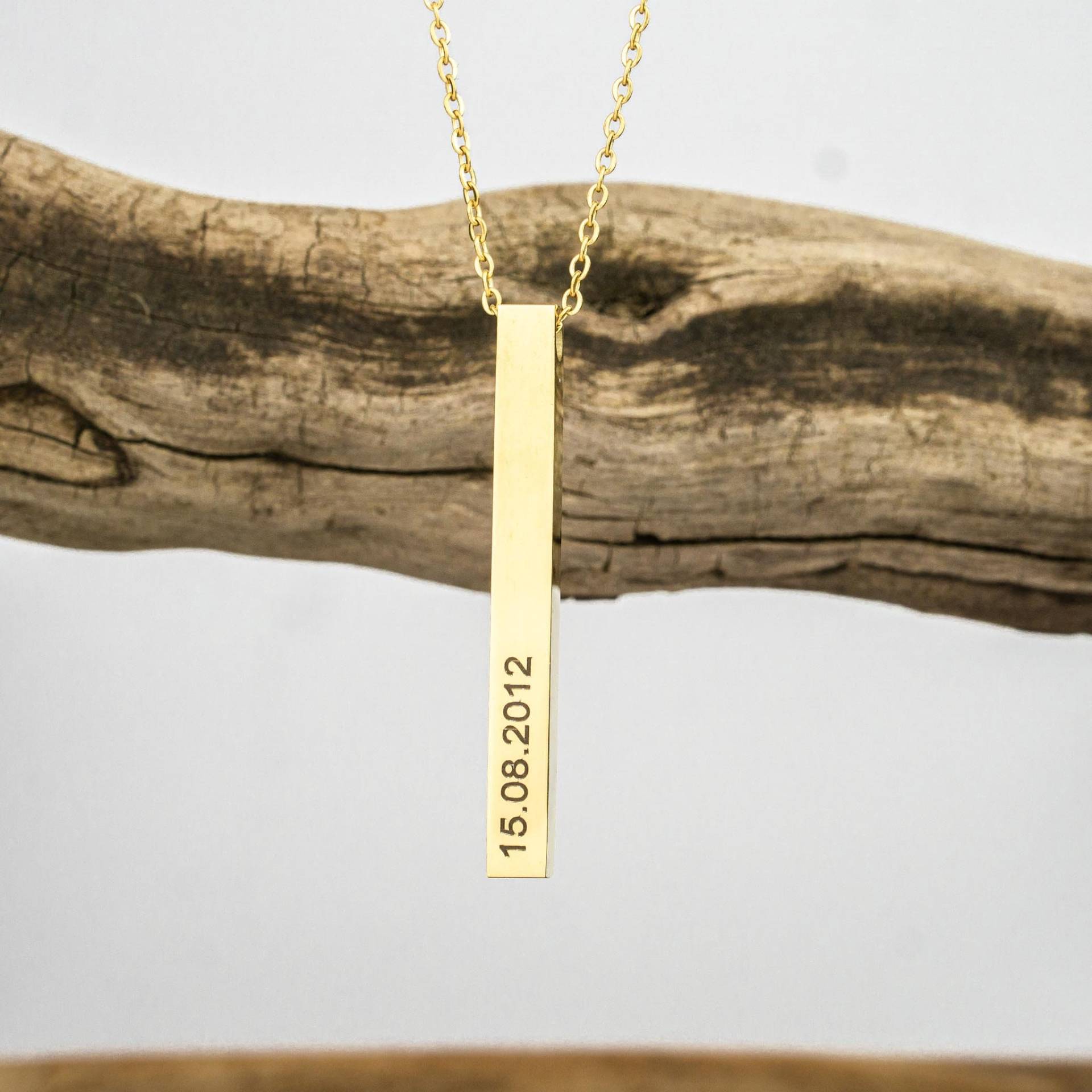 Personalisierte Kette in Gold/Personalisierte Personalisierter Schmuck Edelstahl Individuelle Gravur Geschenk Valentinstag Personalisierte Kette in Gold/Personalisierte Personalisierter Schmuck Edelstahl Individuelle Gravur Geschenk Valentinstag von deineKoordinaten