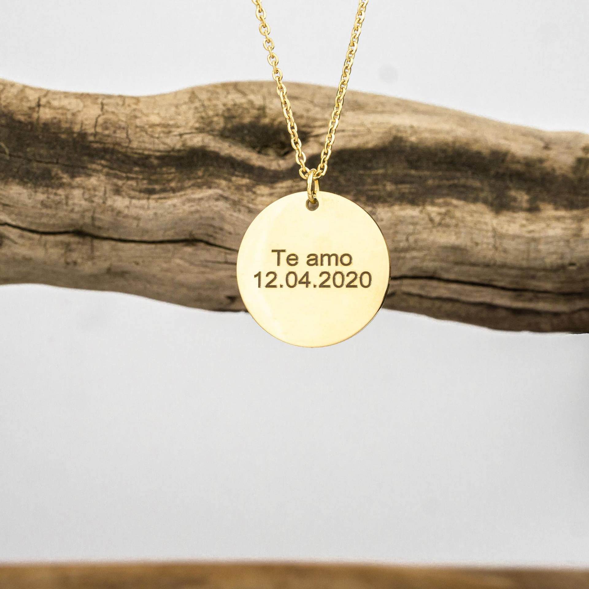 Spezialanfertigung Münzkette Vergoldet Spezialanfertigung Münzkette Vergoldet von deineKoordinaten