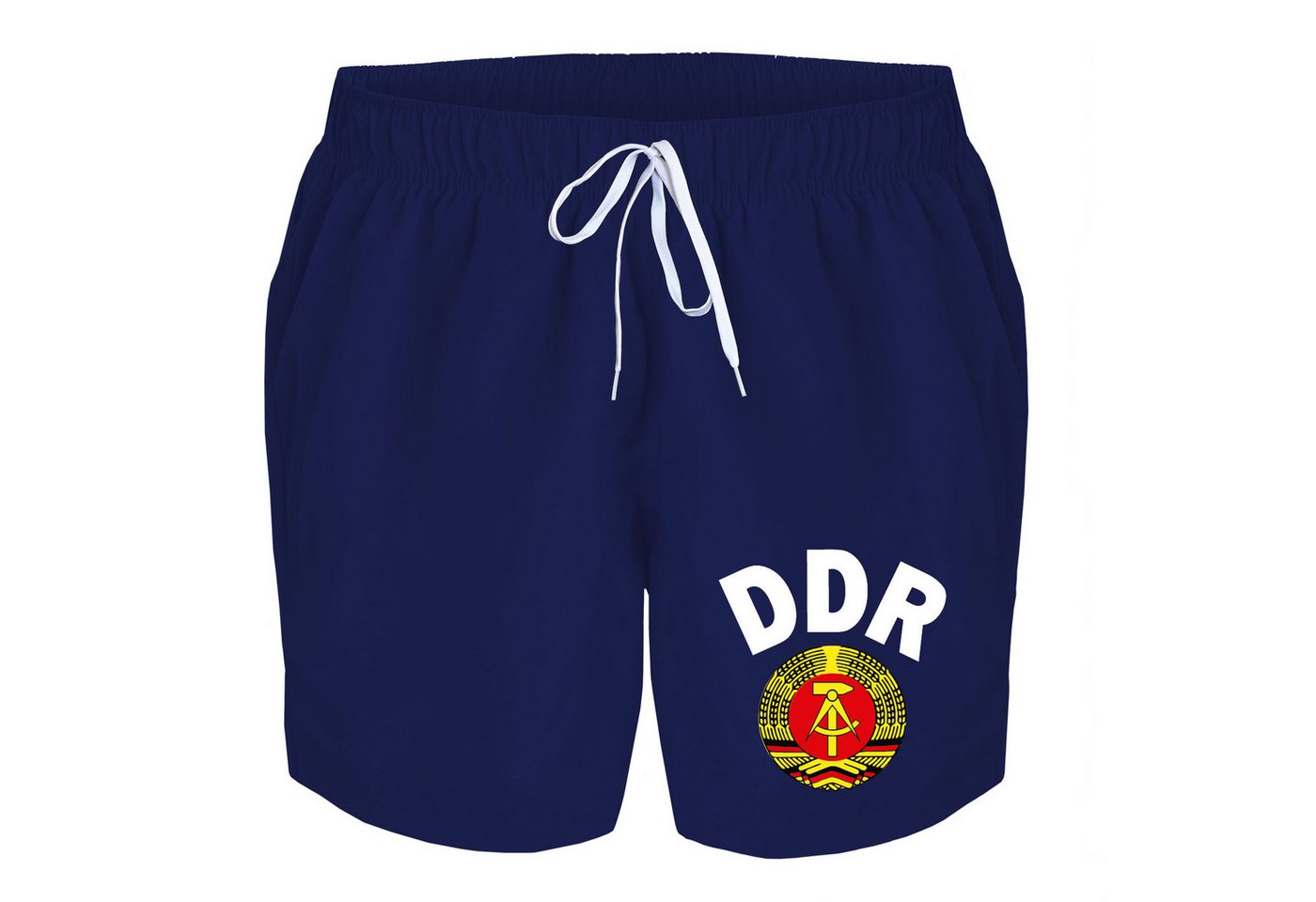 deinshirt Badehose Schwimmshorts DDR Ährenkranz mit Hammer und Zirkel Integrierter Netz-Slip, aufgesetzte Gesäßtasche mit Klettverschluss deinshirt Badehose Schwimmshorts DDR Ährenkranz mit Hammer und Zirkel Integrierter Netz-Slip, aufgesetzte Gesäßtasche mit Klettverschluss von deinshirt