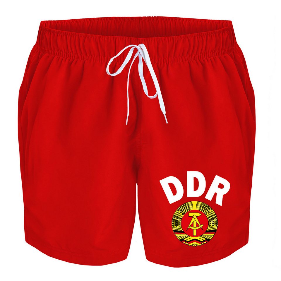 deinshirt Badehose Schwimmshorts DDR Ährenkranz mit Hammer und Zirkel Integrierter Netz-Slip, aufgesetzte Gesäßtasche mit Klettverschluss deinshirt Badehose Schwimmshorts DDR Ährenkranz mit Hammer und Zirkel Integrierter Netz-Slip, aufgesetzte Gesäßtasche mit Klettverschluss von deinshirt