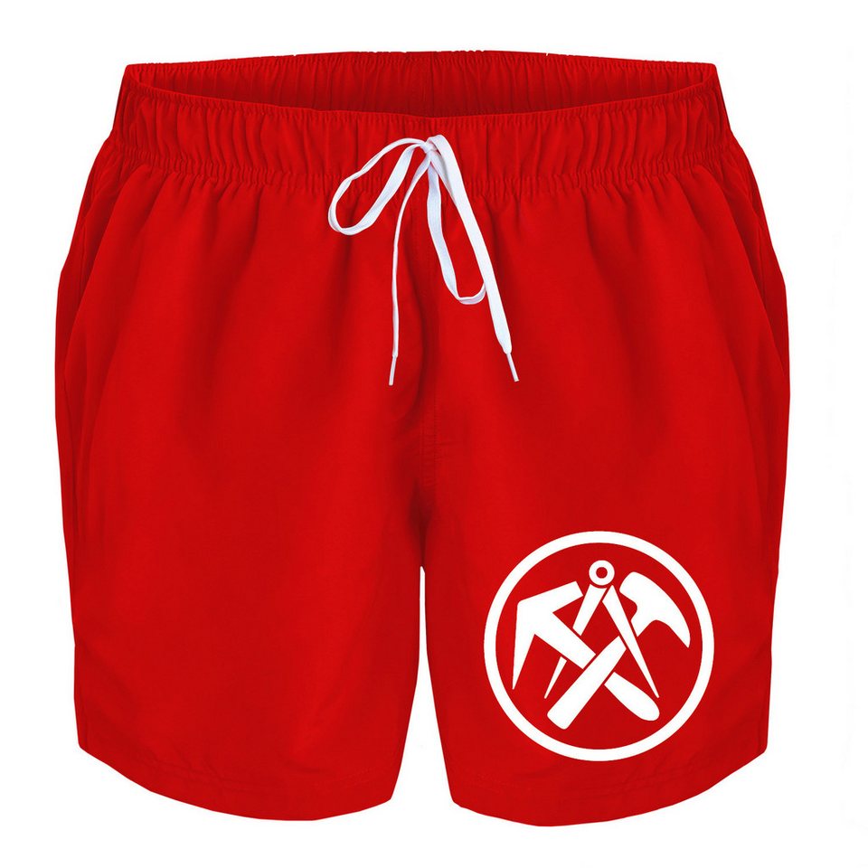 deinshirt Badehose Schwimmshorts Dachdecker Integrierter Netz-Slip, aufgesetzte Gesäßtasche mit Klettverschluss deinshirt Badehose Schwimmshorts Dachdecker Integrierter Netz-Slip, aufgesetzte Gesäßtasche mit Klettverschluss von deinshirt