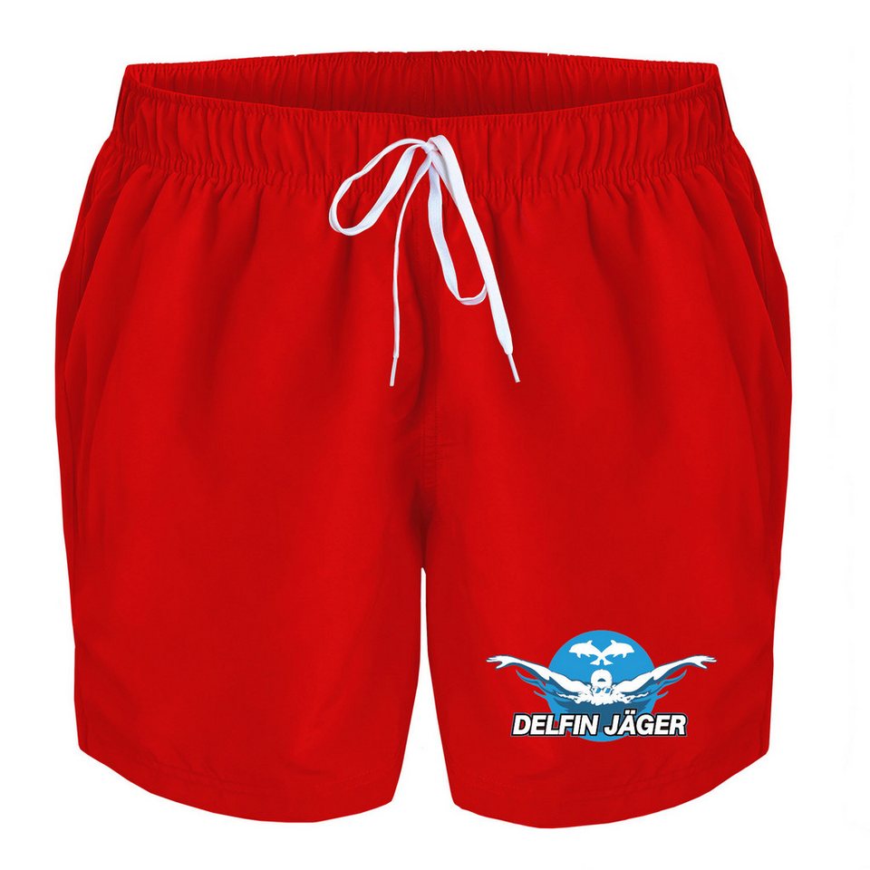 deinshirt Badehose Schwimmshorts Delfin Jäger Integrierter Netz-Slip, aufgesetzte Gesäßtasche mit Klettverschluss deinshirt Badehose Schwimmshorts Delfin Jäger Integrierter Netz-Slip, aufgesetzte Gesäßtasche mit Klettverschluss von deinshirt