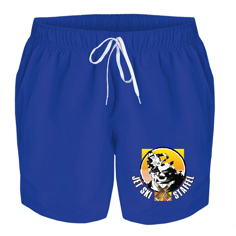 deinshirt Badehose Schwimmshorts Jet Ski Staffel Integrierter Netz-Slip, aufgesetzte Gesäßtasche mit Klettverschluss deinshirt Badehose Schwimmshorts Jet Ski Staffel Integrierter Netz-Slip, aufgesetzte Gesäßtasche mit Klettverschluss von deinshirt