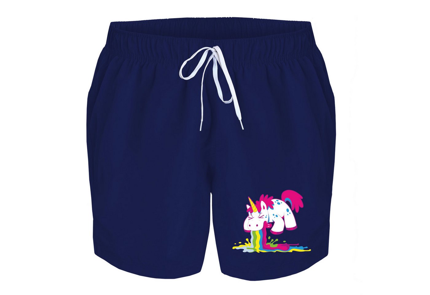 deinshirt Badehose Schwimmshorts Kotzendes Einhorn Integrierter Netz-Slip, aufgesetzte Gesäßtasche mit Klettverschluss deinshirt Badehose Schwimmshorts Kotzendes Einhorn Integrierter Netz-Slip, aufgesetzte Gesäßtasche mit Klettverschluss von deinshirt