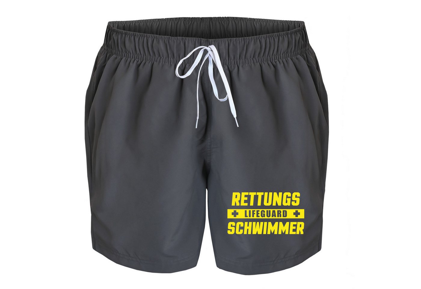 deinshirt Badehose Schwimmshorts Lifeguard Rettungsschwimmer Integrierter Netz-Slip, aufgesetzte Gesäßtasche mit Klettverschluss deinshirt Badehose Schwimmshorts Lifeguard Rettungsschwimmer Integrierter Netz-Slip, aufgesetzte Gesäßtasche mit Klettverschluss von deinshirt