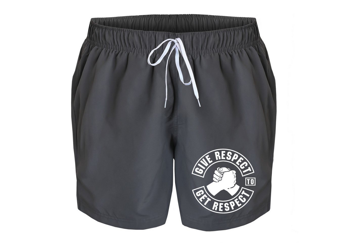 deinshirt Badehose Schwimmshorts Respect Integrierter Netz-Slip, aufgesetzte Gesäßtasche mit Klettverschluss deinshirt Badehose Schwimmshorts Respect Integrierter Netz-Slip, aufgesetzte Gesäßtasche mit Klettverschluss von deinshirt