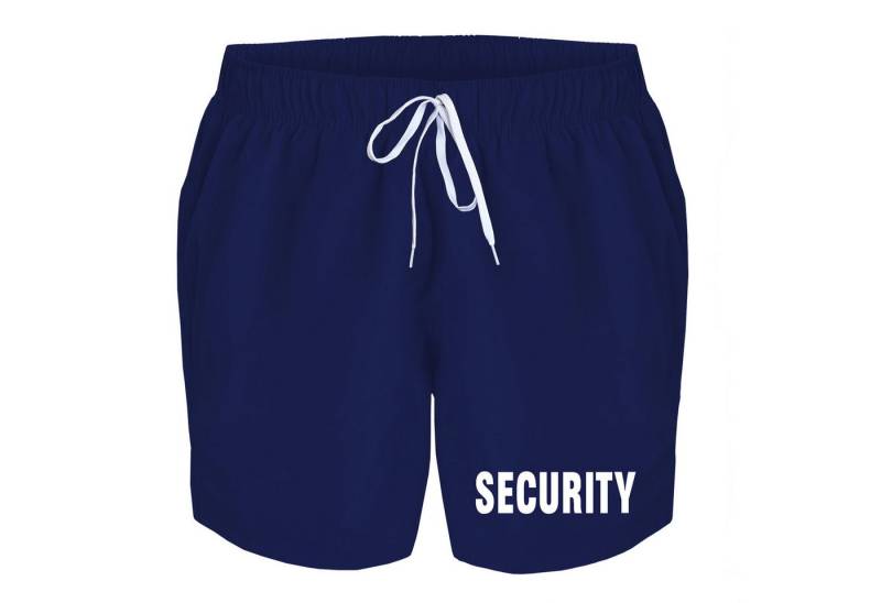 deinshirt Badehose Schwimmshorts Security Integrierter Netz-Slip, aufgesetzte Gesäßtasche mit Klettverschluss von deinshirt