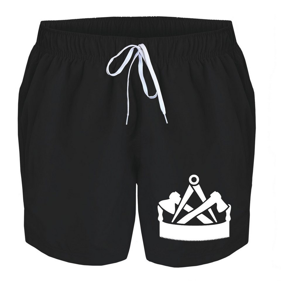 deinshirt Badehose Schwimmshorts Zimmermann Integrierter Netz-Slip, aufgesetzte Gesäßtasche mit Klettverschluss deinshirt Badehose Schwimmshorts Zimmermann Integrierter Netz-Slip, aufgesetzte Gesäßtasche mit Klettverschluss von deinshirt