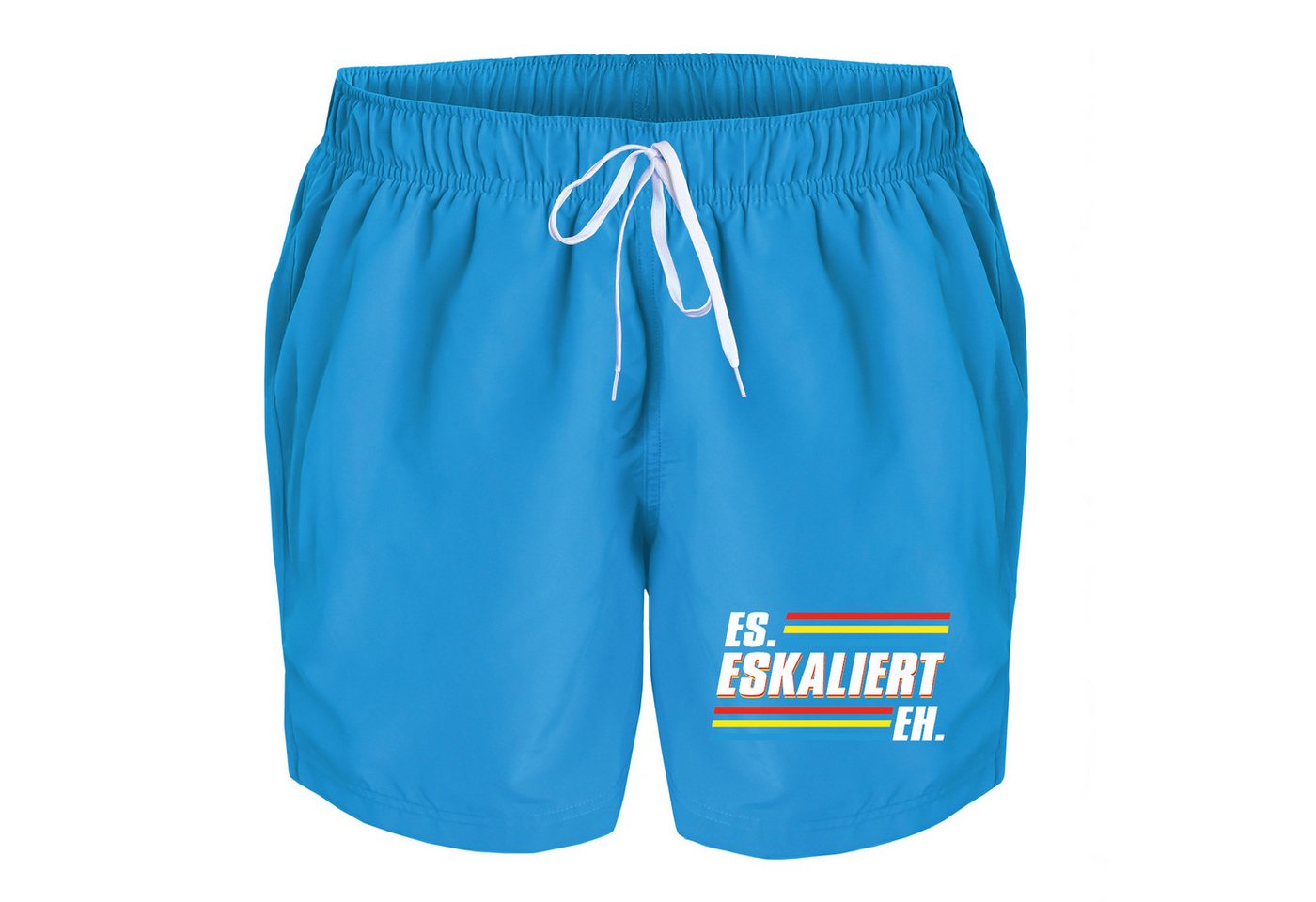 deinshirt Badehose Schwimmshorts es eskaliert eh Integrierter Netz-Slip, aufgesetzte Gesäßtasche mit Klettverschluss deinshirt Badehose Schwimmshorts es eskaliert eh Integrierter Netz-Slip, aufgesetzte Gesäßtasche mit Klettverschluss von deinshirt