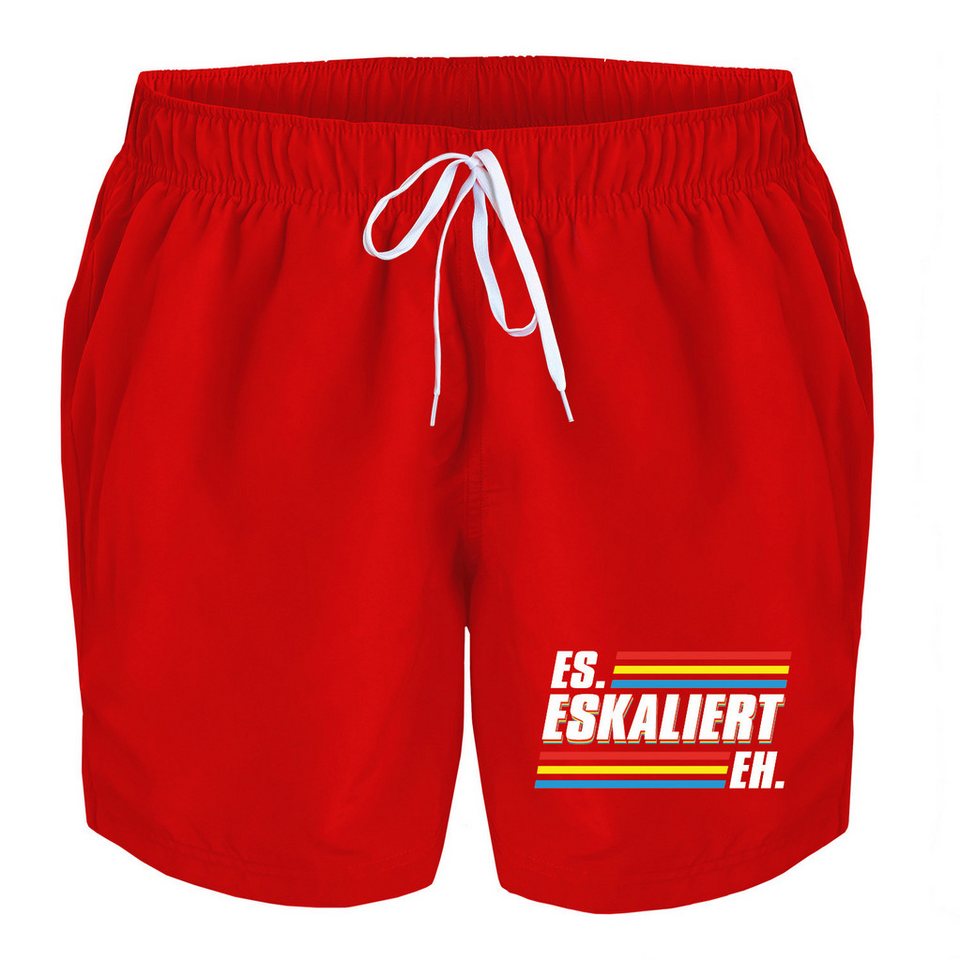 deinshirt Badehose Schwimmshorts es eskaliert eh Integrierter Netz-Slip, aufgesetzte Gesäßtasche mit Klettverschluss deinshirt Badehose Schwimmshorts es eskaliert eh Integrierter Netz-Slip, aufgesetzte Gesäßtasche mit Klettverschluss von deinshirt