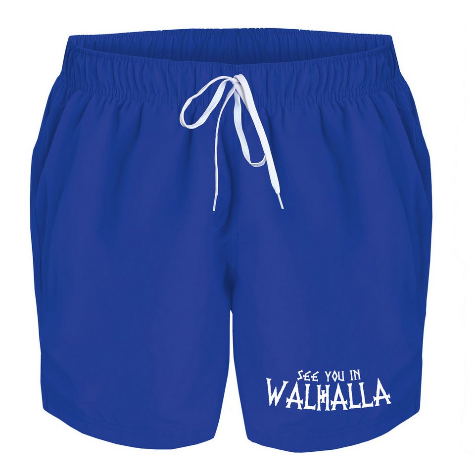 deinshirt Badehose Schwimmshorts see you in Walhalla Integrierter Netz-Slip, aufgesetzte Gesäßtasche mit Klettverschluss deinshirt Badehose Schwimmshorts see you in Walhalla Integrierter Netz-Slip, aufgesetzte Gesäßtasche mit Klettverschluss von deinshirt