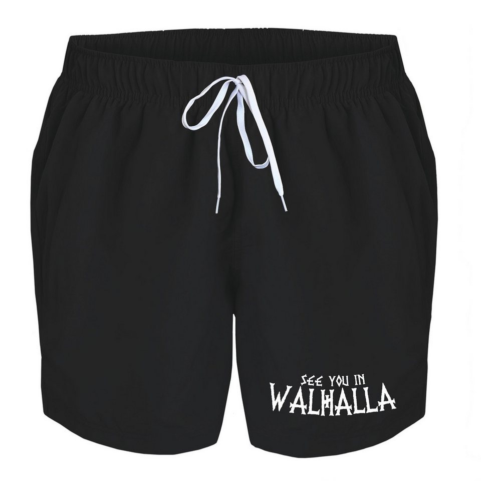 deinshirt Badehose Schwimmshorts see you in Walhalla Integrierter Netz-Slip, aufgesetzte Gesäßtasche mit Klettverschluss deinshirt Badehose Schwimmshorts see you in Walhalla Integrierter Netz-Slip, aufgesetzte Gesäßtasche mit Klettverschluss von deinshirt