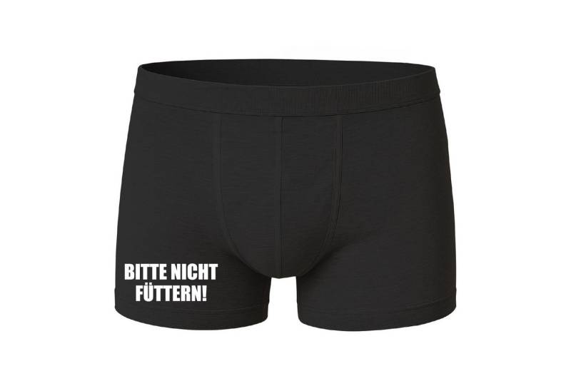 deinshirt Boxershorts Boxershorts Bitte nicht füttern! mit Motiv bedruckt von deinshirt