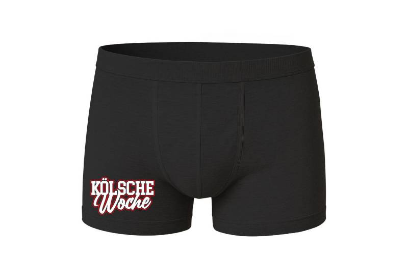 deinshirt Boxershorts Boxershorts Kölsche Woche mit Motiv bedruckt von deinshirt