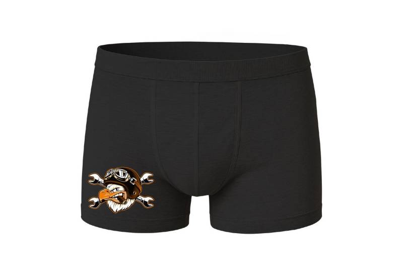 deinshirt Boxershorts Boxershorts Motorrad Adler mit Motiv bedruckt von deinshirt