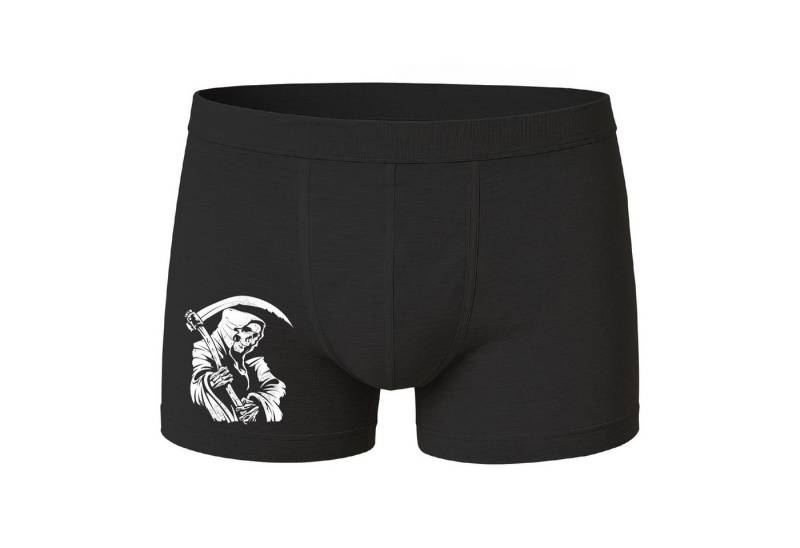 deinshirt Boxershorts Boxershorts Sensenmann mit Motiv bedruckt von deinshirt