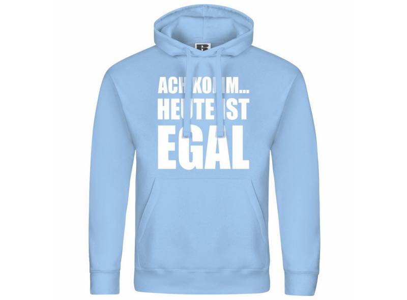 deinshirt Kapuzenpullover Herren Kapuzenpullover Ach komm Heute ist egal Mit Print Motiv, Grafik von deinshirt