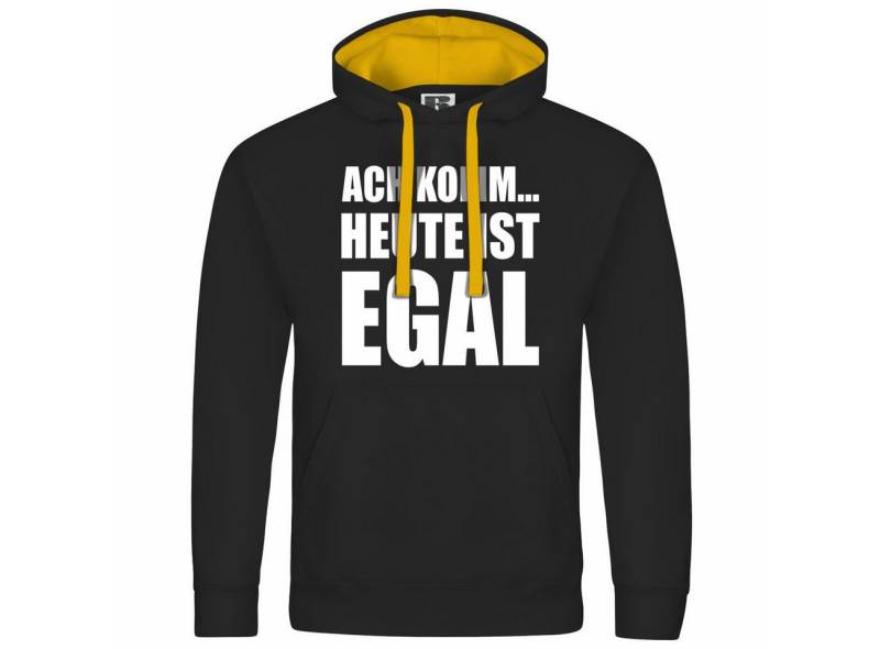 deinshirt Kapuzenpullover Herren Kapuzenpullover Ach komm Heute ist egal Mit Print Motiv, Grafik von deinshirt