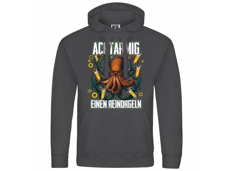deinshirt Kapuzenpullover Herren Kapuzenpullover Achtarmig einen reinorgeln Mit Print Motiv, Grafik von deinshirt