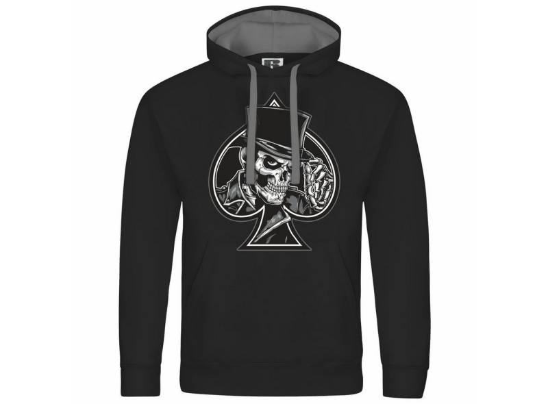 deinshirt Kapuzenpullover Herren Kapuzenpullover Alte Schule Mit Print Motiv, Grafik von deinshirt