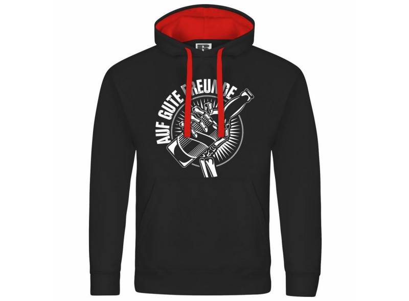 deinshirt Kapuzenpullover Herren Kapuzenpullover Auf gute Freunde Mit Print Motiv, Grafik deinshirt Kapuzenpullover Herren Kapuzenpullover Auf gute Freunde Mit Print Motiv, Grafik von deinshirt
