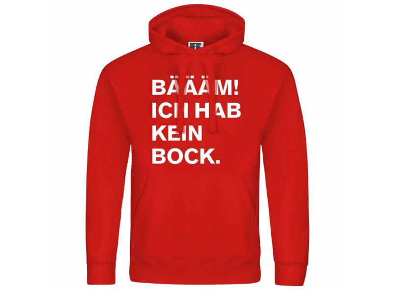 deinshirt Kapuzenpullover Herren Kapuzenpullover BÄÄÄM Ich hab kein bock mehr Mit Print Motiv, Grafik deinshirt Kapuzenpullover Herren Kapuzenpullover BÄÄÄM Ich hab kein bock mehr Mit Print Motiv, Grafik von deinshirt