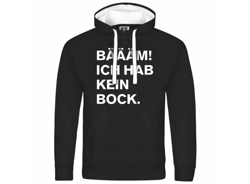 deinshirt Kapuzenpullover Herren Kapuzenpullover BÄÄÄM Ich hab kein bock mehr Mit Print Motiv, Grafik von deinshirt