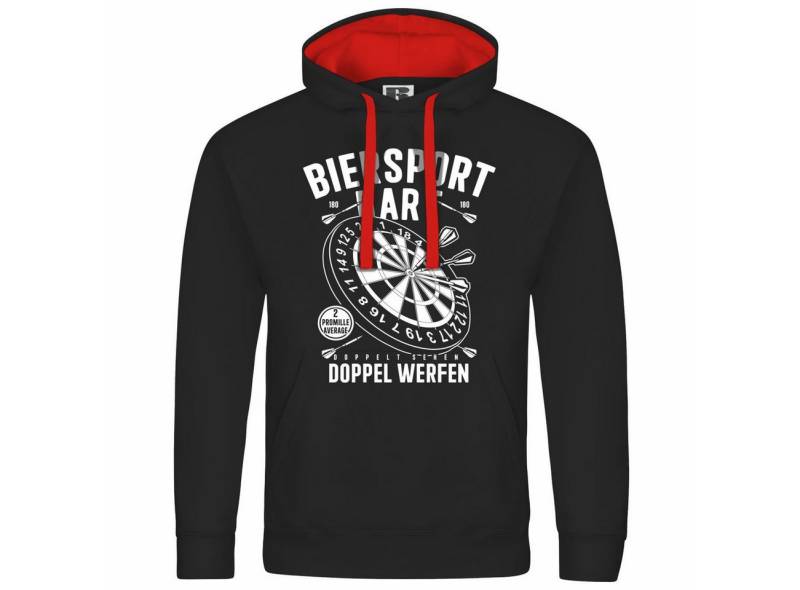 deinshirt Kapuzenpullover Herren Kapuzenpullover Biersport Dart Mit Print Motiv, Grafik deinshirt Kapuzenpullover Herren Kapuzenpullover Biersport Dart Mit Print Motiv, Grafik von deinshirt
