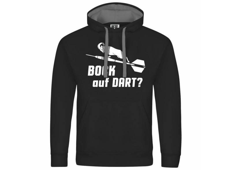 deinshirt Kapuzenpullover Herren Kapuzenpullover Bock auf Dart Mit Print Motiv, Grafik von deinshirt