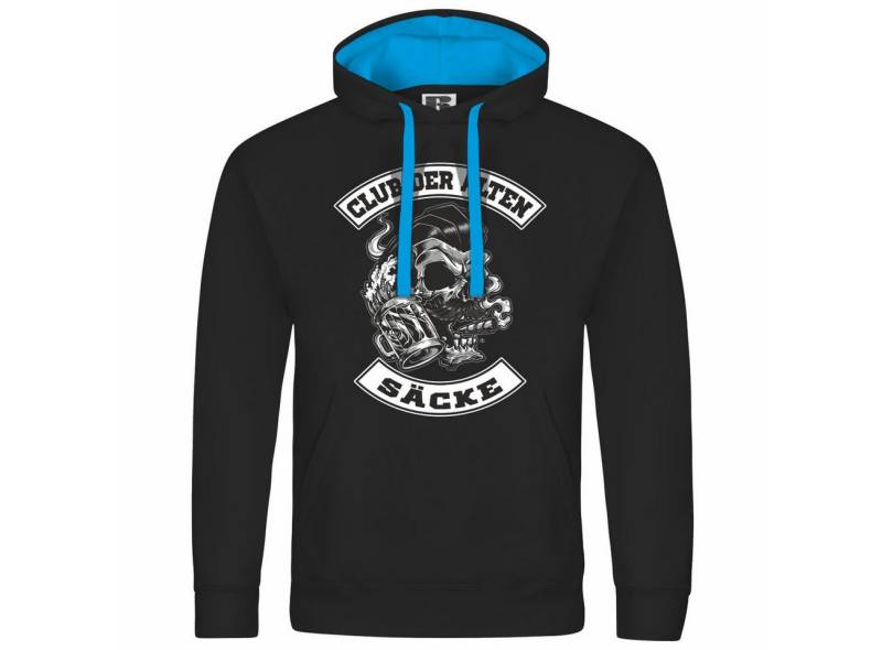 deinshirt Kapuzenpullover Herren Kapuzenpullover Club der alten Säcke Mit Print Motiv, Grafik von deinshirt