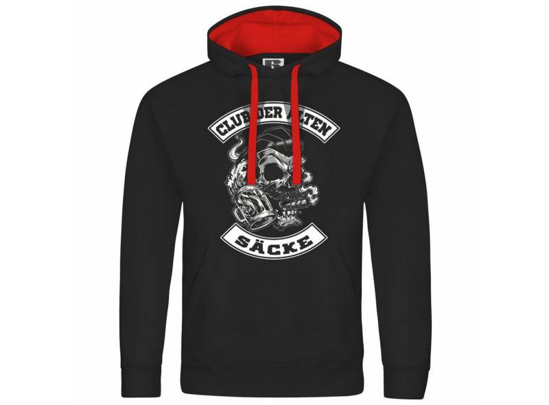 deinshirt Kapuzenpullover Herren Kapuzenpullover Club der alten Säcke Mit Print Motiv, Grafik von deinshirt