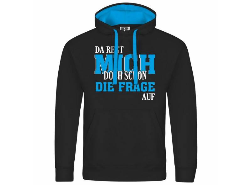 deinshirt Kapuzenpullover Herren Kapuzenpullover Da regt mich schon die Frage auf Mit Print Motiv, Grafik von deinshirt