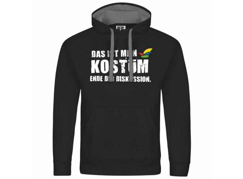 deinshirt Kapuzenpullover Herren Kapuzenpullover Das ist mein KOSTÜM Ende der Diskussion Mit Print Motiv, Grafik von deinshirt
