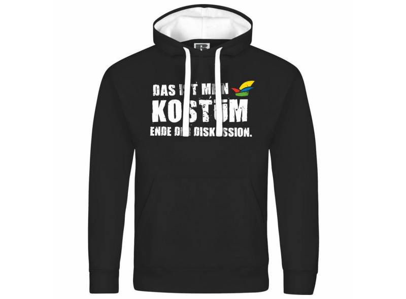 deinshirt Kapuzenpullover Herren Kapuzenpullover Das ist mein KOSTÜM Ende der Diskussion Mit Print Motiv, Grafik von deinshirt