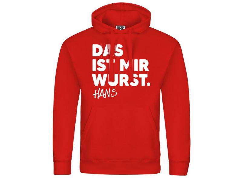 deinshirt Kapuzenpullover Herren Kapuzenpullover Das ist mir Wurst Mit Print Motiv, Grafik deinshirt Kapuzenpullover Herren Kapuzenpullover Das ist mir Wurst Mit Print Motiv, Grafik von deinshirt