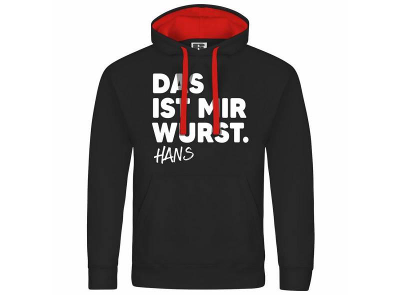deinshirt Kapuzenpullover Herren Kapuzenpullover Das ist mir Wurst Mit Print Motiv, Grafik deinshirt Kapuzenpullover Herren Kapuzenpullover Das ist mir Wurst Mit Print Motiv, Grafik von deinshirt