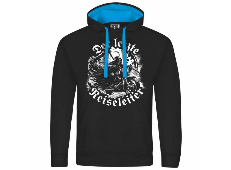 deinshirt Kapuzenpullover Herren Kapuzenpullover Der letzte Reiseleiter Mit Print Motiv, Grafik von Deinshirt