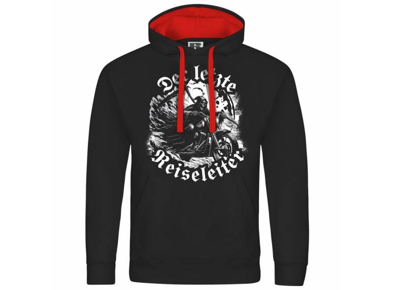 deinshirt Kapuzenpullover Herren Kapuzenpullover Der letzte Reiseleiter Mit Print Motiv, Grafik von deinshirt