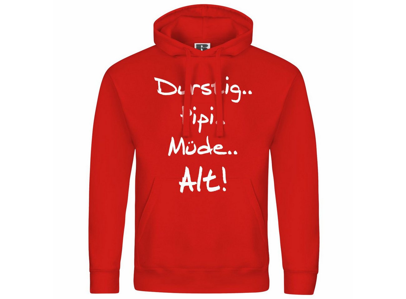 deinshirt Kapuzenpullover Herren Kapuzenpullover Durstig pipi müde alt Mit Print Motiv, Grafik deinshirt Kapuzenpullover Herren Kapuzenpullover Durstig pipi müde alt Mit Print Motiv, Grafik von deinshirt