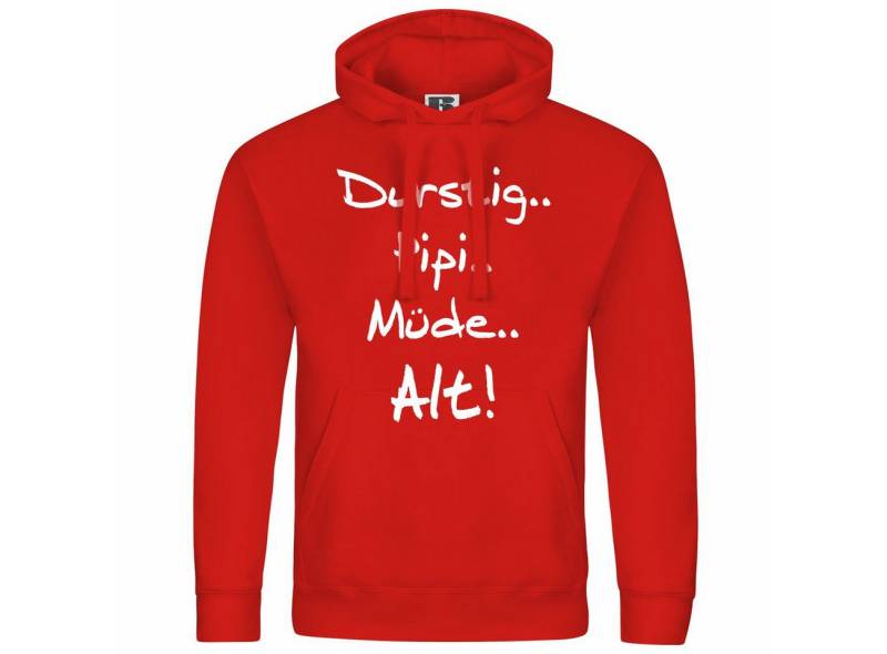 deinshirt Kapuzenpullover Herren Kapuzenpullover Durstig pipi müde alt Mit Print Motiv, Grafik deinshirt Kapuzenpullover Herren Kapuzenpullover Durstig pipi müde alt Mit Print Motiv, Grafik von deinshirt