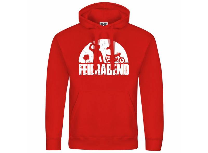 deinshirt Kapuzenpullover Herren Kapuzenpullover Feierabend Simson Mit Print Motiv, Grafik von deinshirt