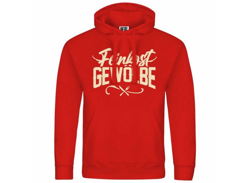 deinshirt Kapuzenpullover Herren Kapuzenpullover Feinkostgewölbe Mit Print Motiv, Grafik von deinshirt