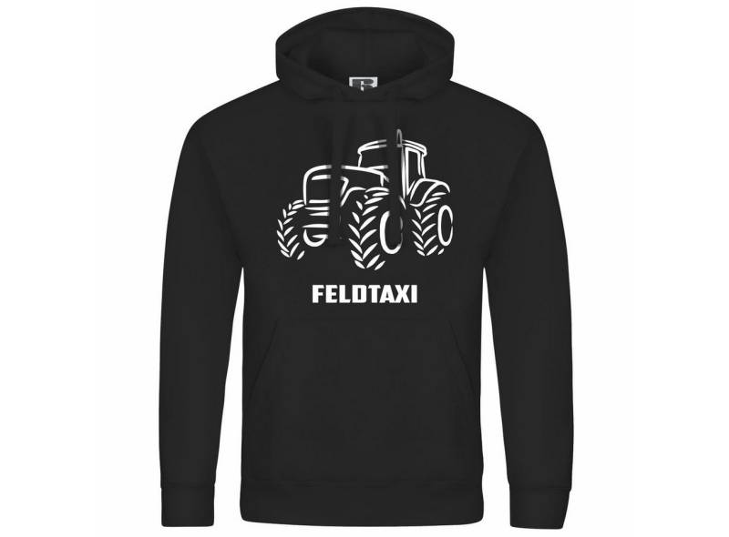 deinshirt Kapuzenpullover Herren Kapuzenpullover Feldtaxi Mit Print Motiv, Grafik von deinshirt