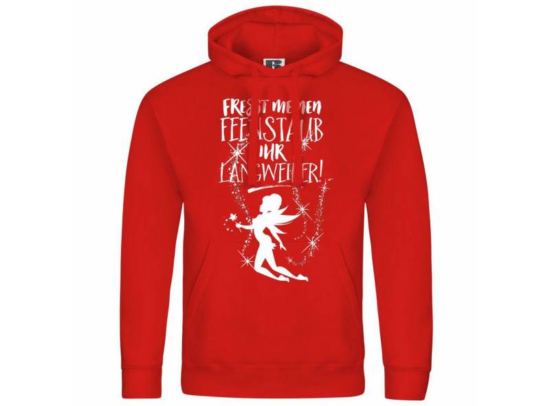 deinshirt Kapuzenpullover Herren Kapuzenpullover Fresst meinen Feenstaub ihr Langweiler Mit Print Motiv, Grafik deinshirt Kapuzenpullover Herren Kapuzenpullover Fresst meinen Feenstaub ihr Langweiler Mit Print Motiv, Grafik von deinshirt