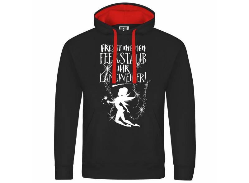 deinshirt Kapuzenpullover Herren Kapuzenpullover Fresst meinen Feenstaub ihr Langweiler Mit Print Motiv, Grafik deinshirt Kapuzenpullover Herren Kapuzenpullover Fresst meinen Feenstaub ihr Langweiler Mit Print Motiv, Grafik von deinshirt