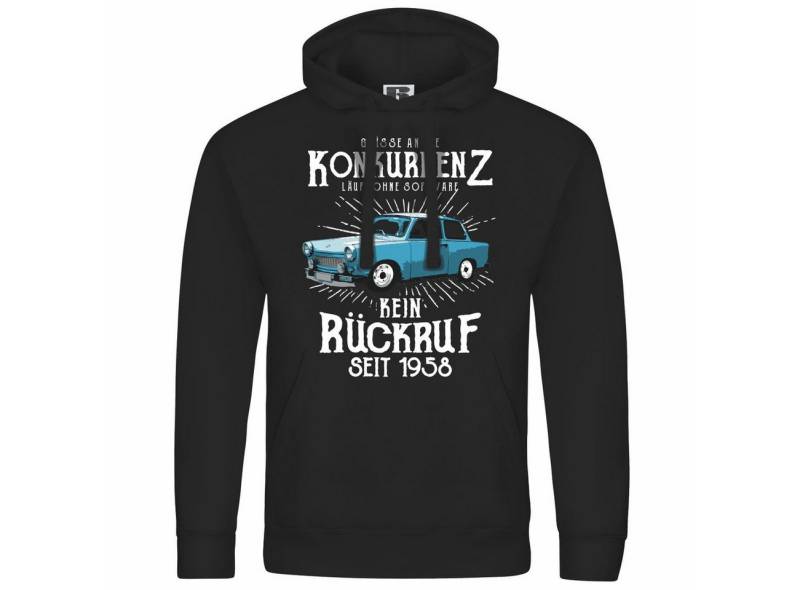 deinshirt Kapuzenpullover Herren Kapuzenpullover Grüße an die Konkurrenz Mit Print Motiv, Grafik von deinshirt