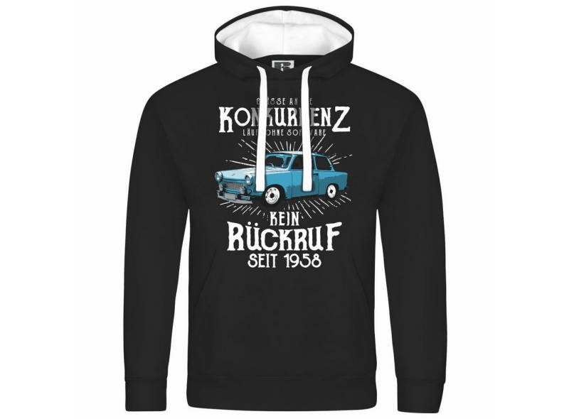 deinshirt Kapuzenpullover Herren Kapuzenpullover Grüße an die Konkurrenz Mit Print Motiv, Grafik von deinshirt