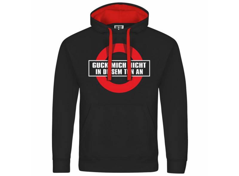 deinshirt Kapuzenpullover Herren Kapuzenpullover Guck mich nicht in diesem Ton an Mit Print Motiv, Grafik von deinshirt
