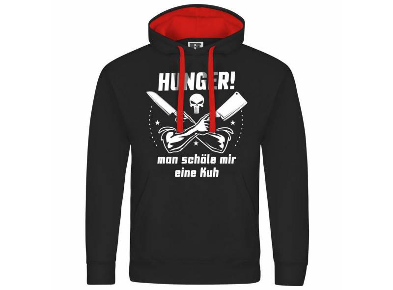 deinshirt Kapuzenpullover Herren Kapuzenpullover HUNGER Man schäle mir eine Kuh Mit Print Motiv, Grafik deinshirt Kapuzenpullover Herren Kapuzenpullover HUNGER Man schäle mir eine Kuh Mit Print Motiv, Grafik von deinshirt