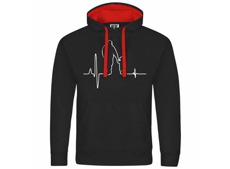 deinshirt Kapuzenpullover Herren Kapuzenpullover Herzschlag Vater und Sohn Mit Print Motiv, Grafik deinshirt Kapuzenpullover Herren Kapuzenpullover Herzschlag Vater und Sohn Mit Print Motiv, Grafik von deinshirt